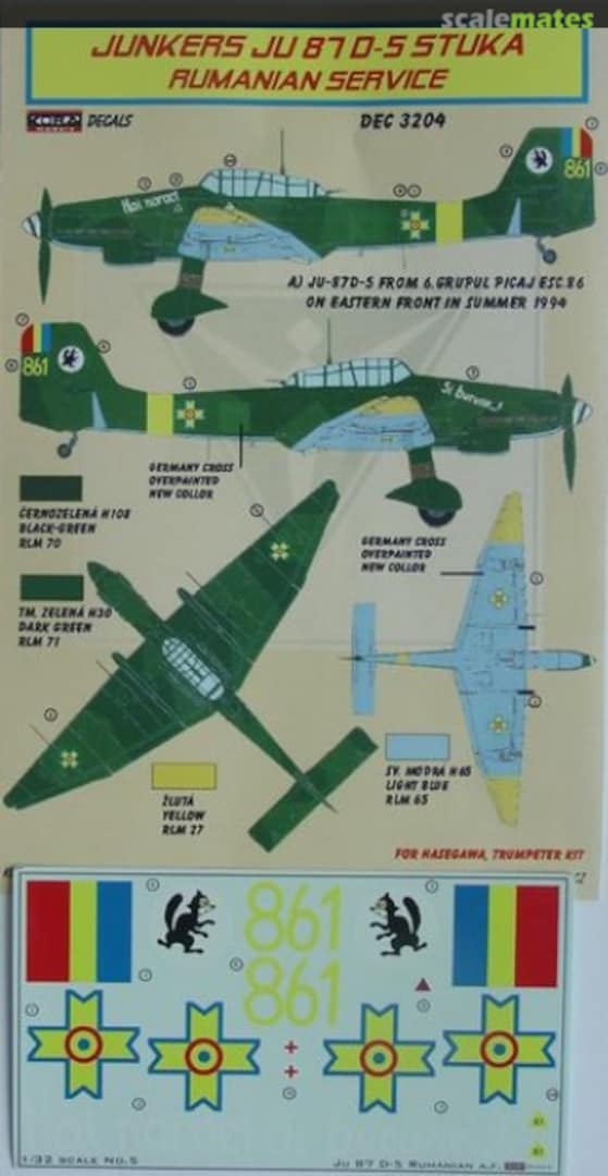Boxart Ju-87D-5 DEC3204 Kora Models Boxart Ju-87D-5 DEC3204 Kora Models