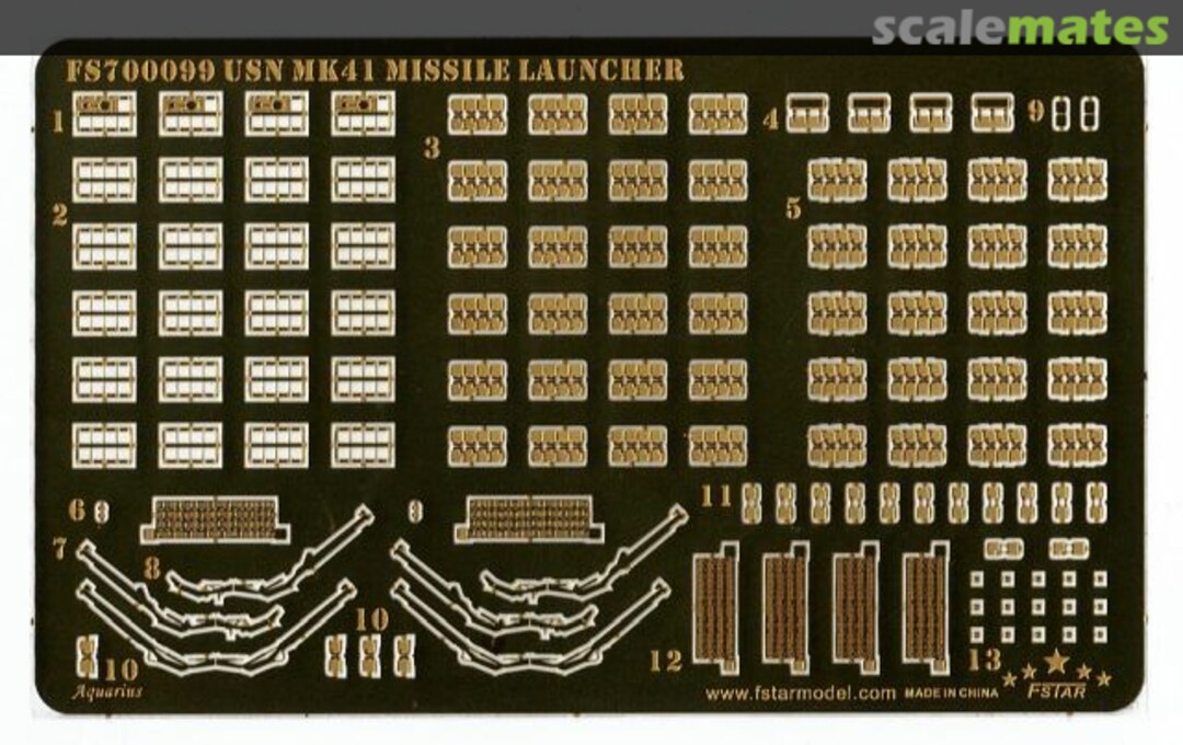 Boxart Modern USN Mk-41 Vertical Launching System & Replenishment Handling System Equipment FS700099 Five Star Model Boxart Modern USN Mk-41 Vertical Launching System & Replenishment Handling System Equipment FS700099 Five Star Model