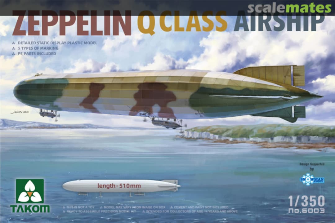 Boxart Zeppelin Q Class Airship 6003 Takom Boxart Zeppelin Q Class Airship 6003 Takom