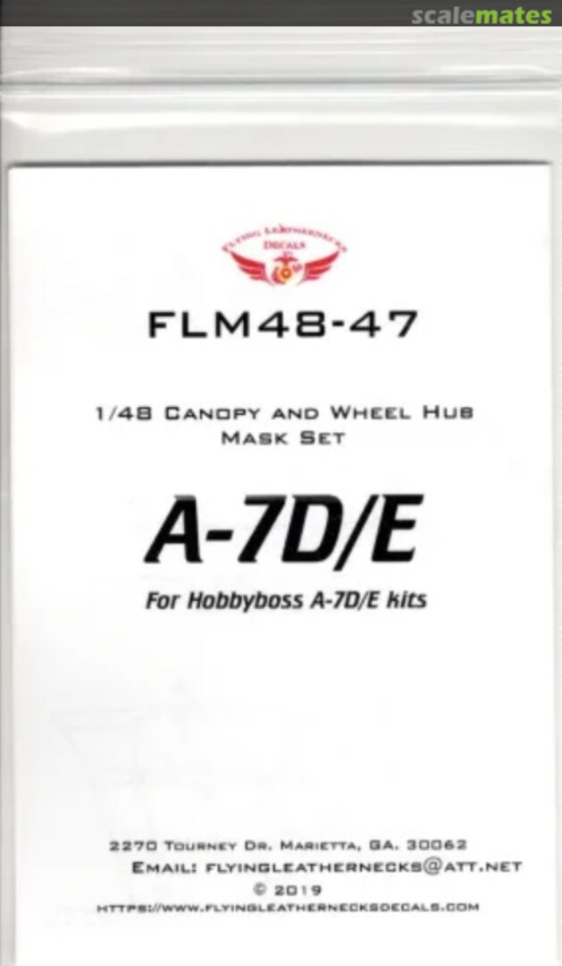 Boxart A-7D/E FLM48-47 Flying Leathernecks Boxart A-7D/E FLM48-47 Flying Leathernecks