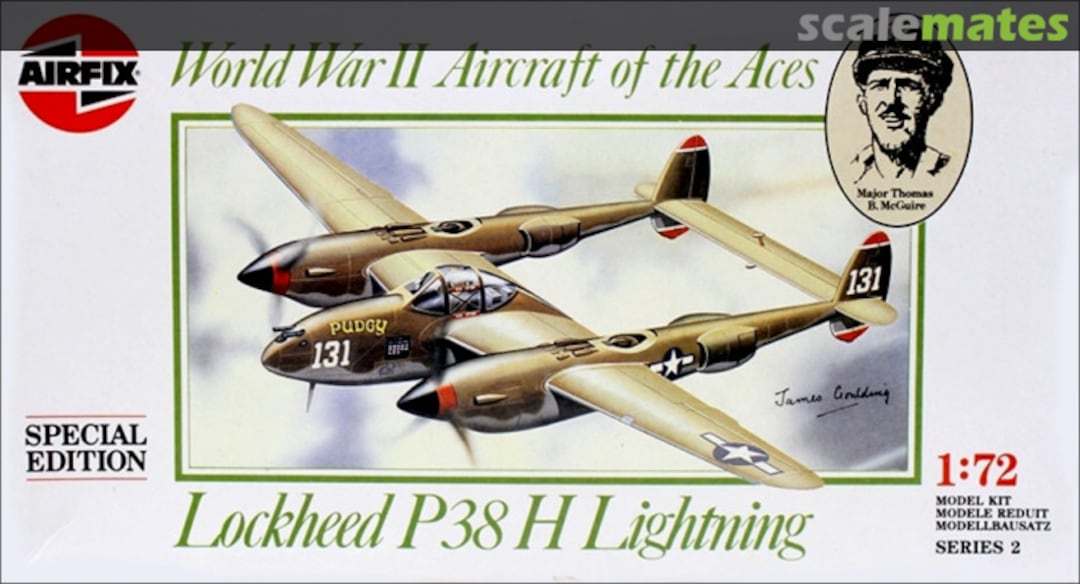 Boxart Lockheed P38 H Lightning 03018 Airfix Boxart Lockheed P38 H Lightning 03018 Airfix
