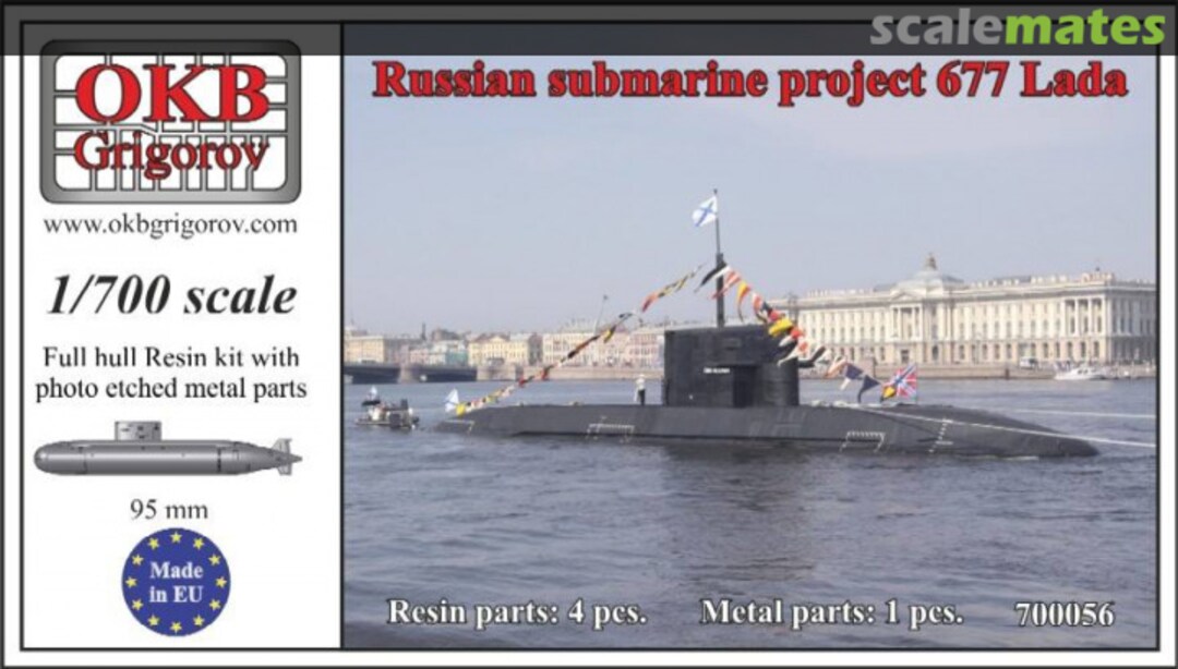 Boxart Project 677 Lada 700056 OKB Grigorov Boxart Project 677 Lada 700056 OKB Grigorov