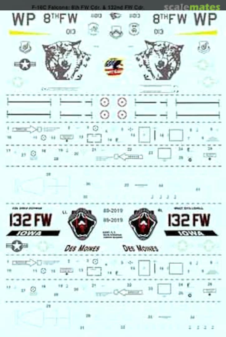 Boxart F-16C Falcons 48-1017 Microscale Boxart F-16C Falcons 48-1017 Microscale
