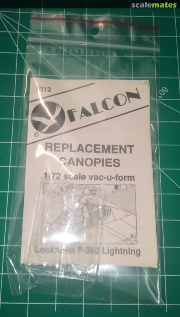 Boxart Lockheed P-38J Lightning 9113 Falcon Boxart Lockheed P-38J Lightning 9113 Falcon