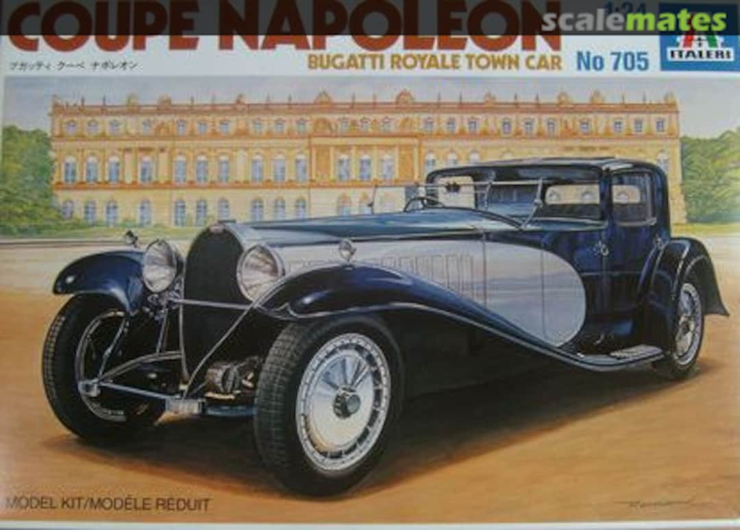 Boxart Bugatti Coupe Napoleon 705 Italeri