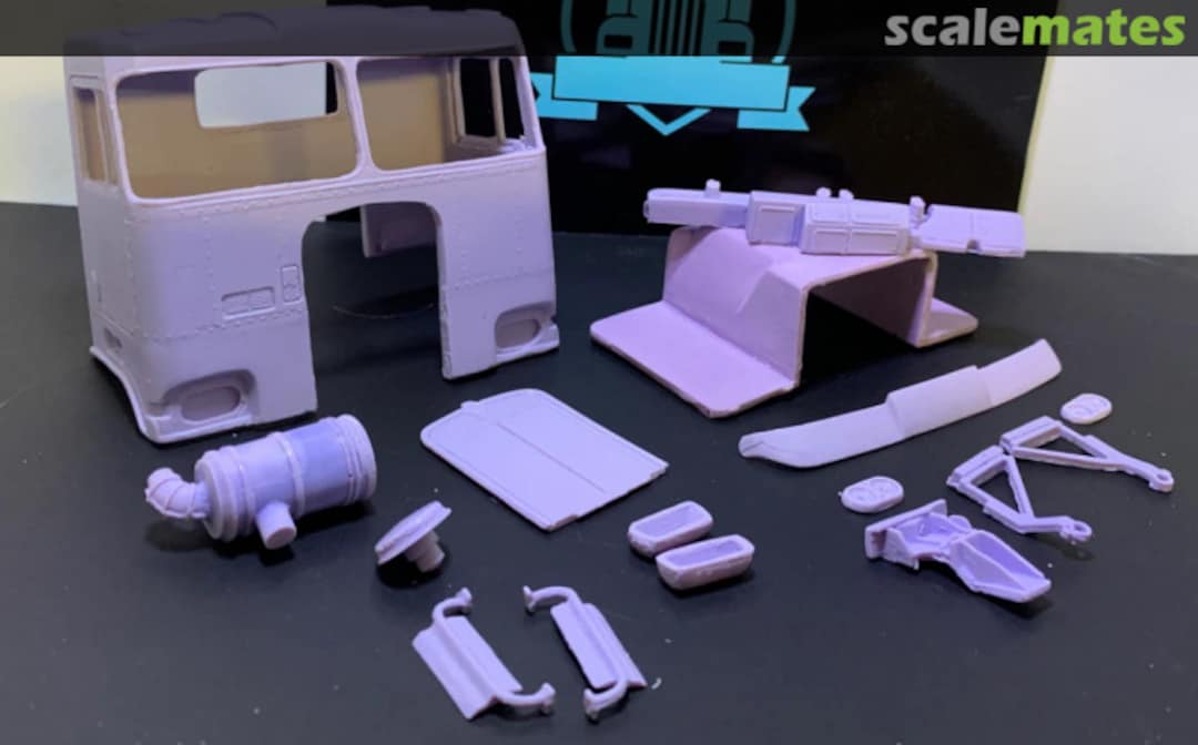 Boxart Kenworth cab over slimline Day cab (Grey Ghost) cab kit 3 Mattie’s Resin Models Boxart Kenworth cab over slimline Day cab (Grey Ghost) cab kit 3 Mattie’s Resin Models