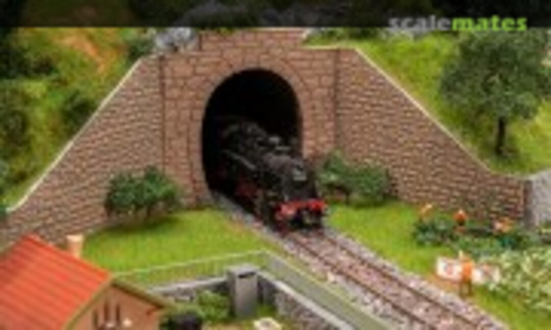 2 Tunnelportale 1-gleisig (Faller 120577)