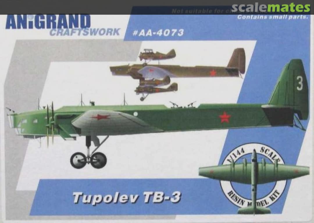Boxart Tupolev TB-3 AA-4073 Anigrand Craftswork Boxart Tupolev TB-3 AA-4073 Anigrand Craftswork