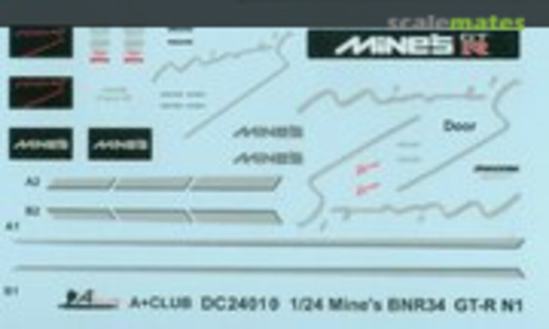 1:24 MINE'S BNR34 GT-R N1 (A+ Club DC-24010) DC-24010