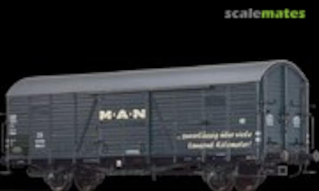 Covered freight car Gltrhs 23 &quot;MAN&quot; DB (Brawa 48718)