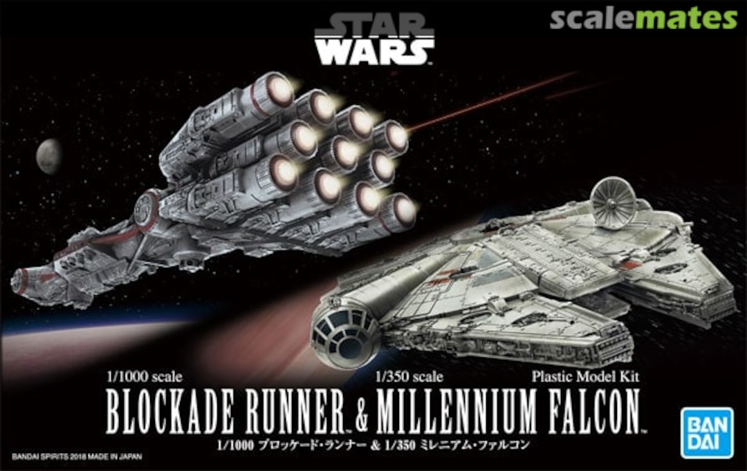 Boxart Blockade Runner & 1/350 Millennium Falcon 5055363 Bandai Spirits Boxart Blockade Runner & 1/350 Millennium Falcon 5055363 Bandai Spirits