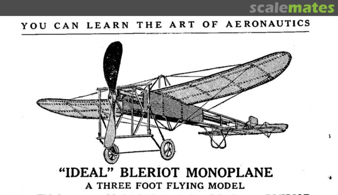 Boxart Bleriot Monoplane Ideal Model Aeroplanes and Supplies Boxart Bleriot Monoplane Ideal Model Aeroplanes and Supplies