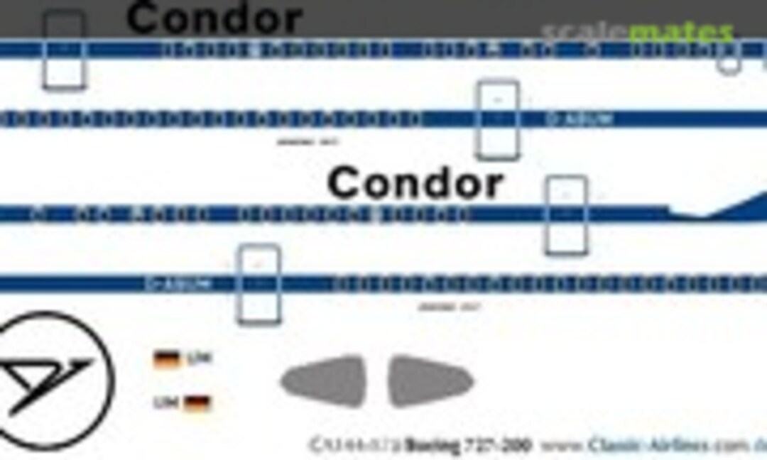 1:144 Condor Retro 767-300 (Classic Airlines CA144-206) CA144-206