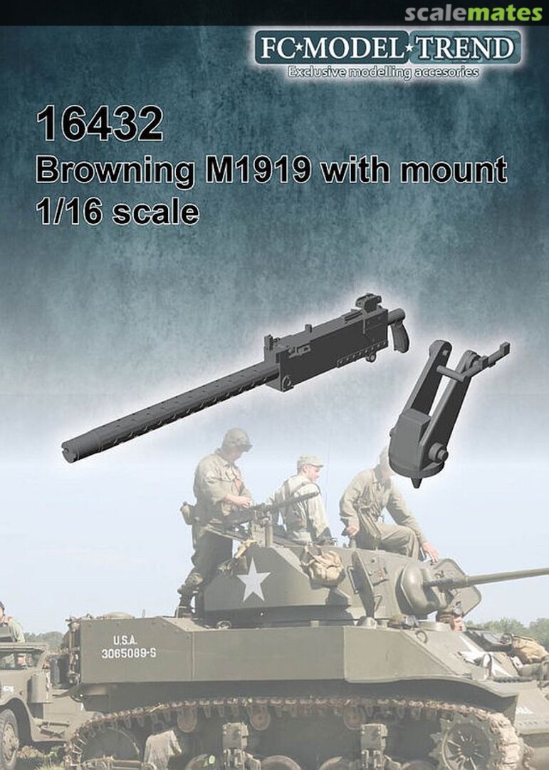 Boxart Browning M1919 with Mount 16432 FC Model Trend Boxart Browning M1919 with Mount 16432 FC Model Trend