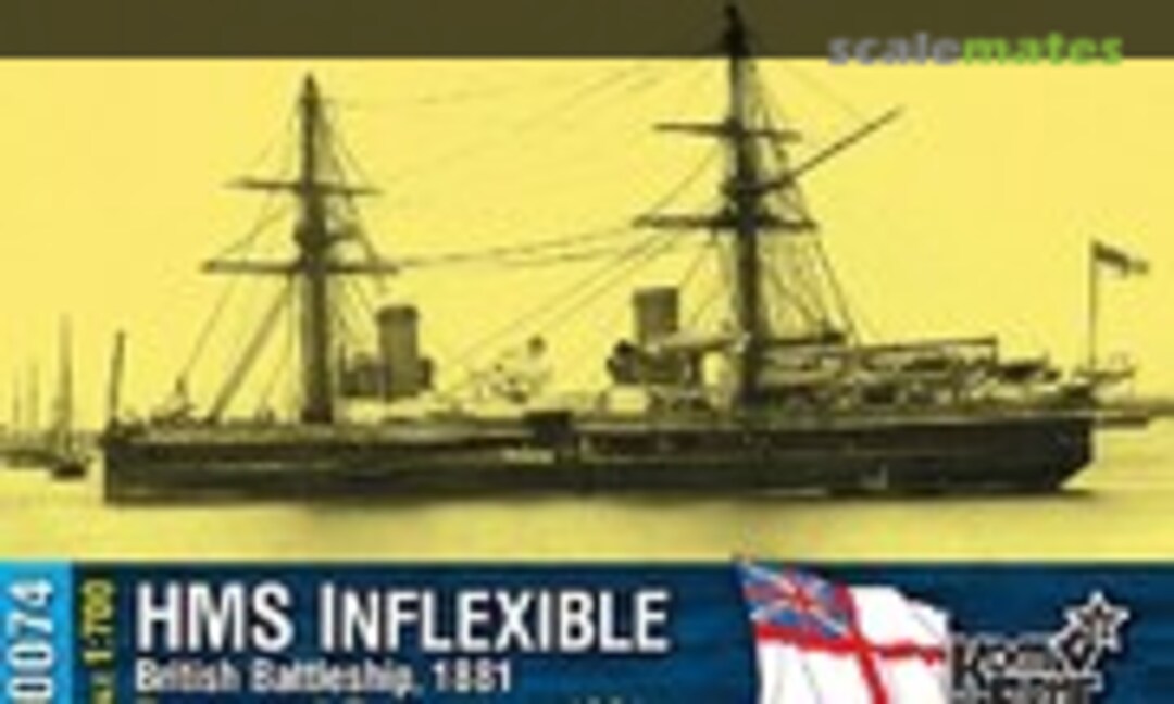 1:700 HMS Inflexible - 1881 (Combrig 70074) 70074