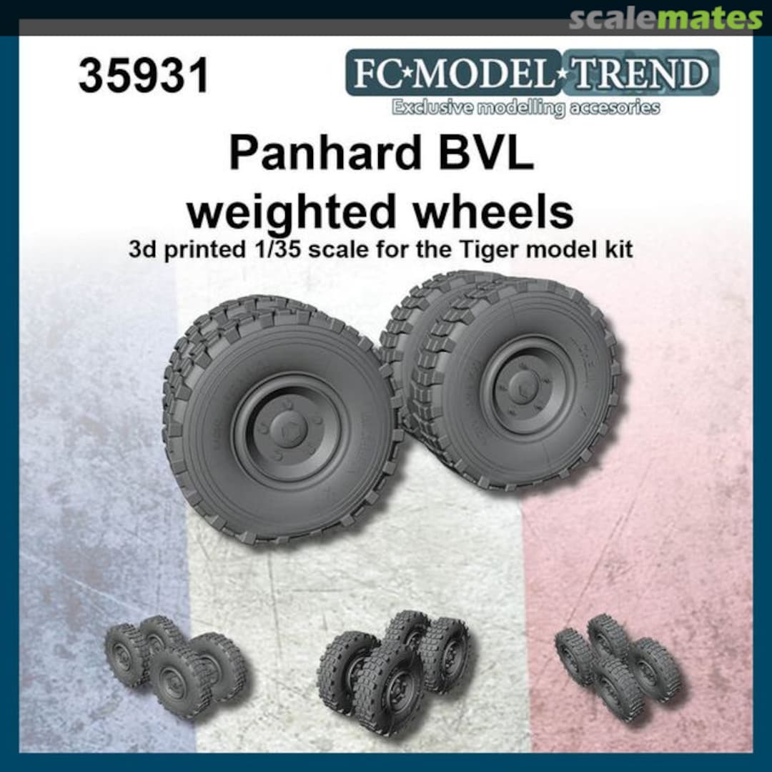 Boxart Panhard VBL, weighted wheels 35931 FC Model Trend Boxart Panhard VBL, weighted wheels 35931 FC Model Trend