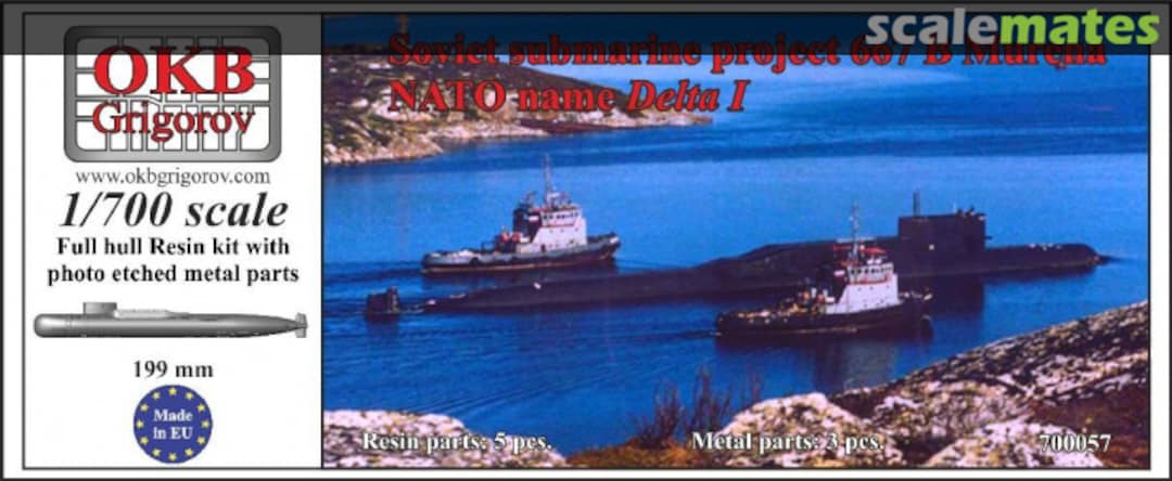 Boxart Project 667 B Murena 700057 OKB Grigorov Boxart Project 667 B Murena 700057 OKB Grigorov