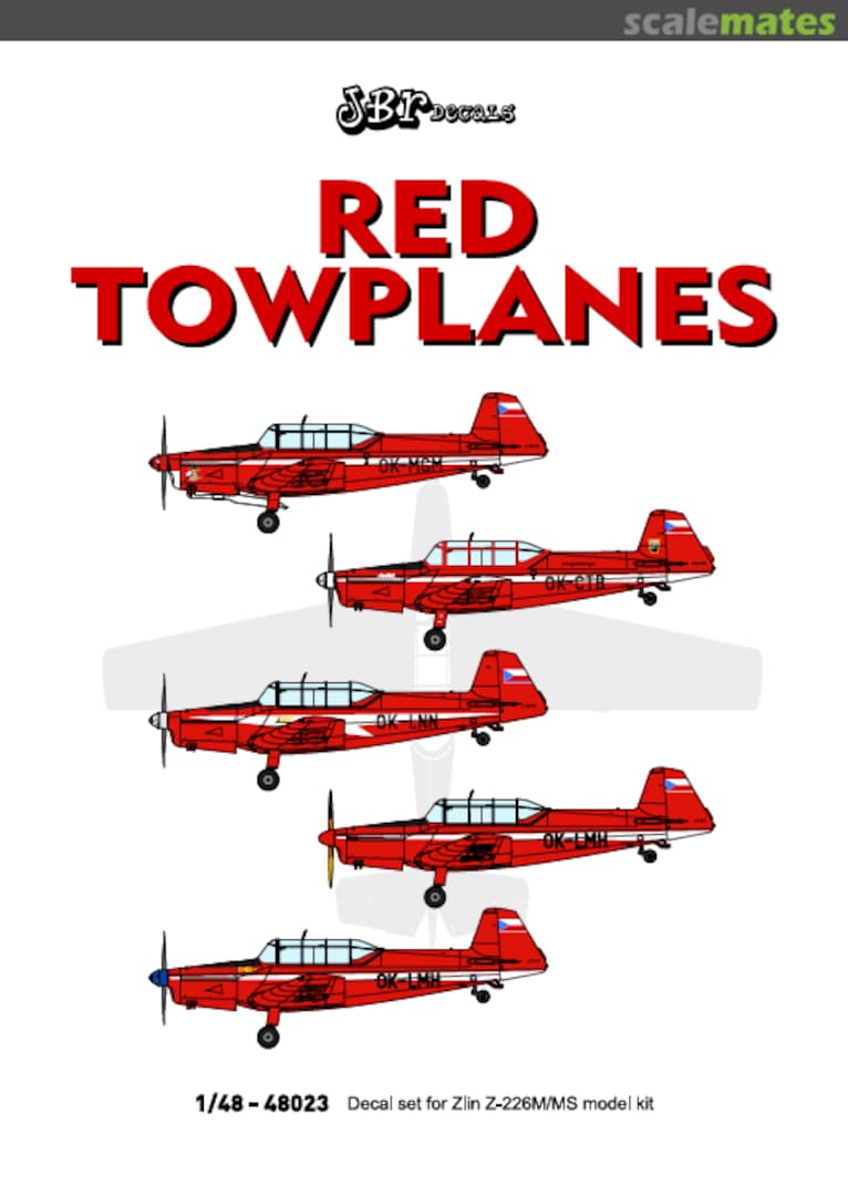 Boxart Red towplanes, part 1 48023 JBr Decals Boxart Red towplanes, part 1 48023 JBr Decals