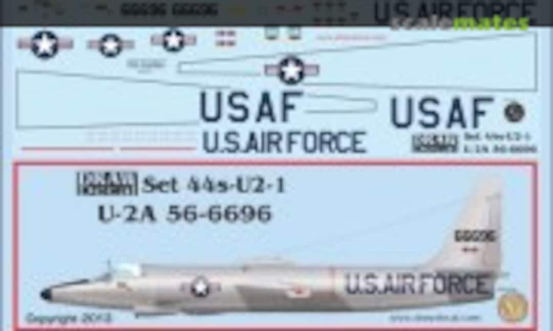 1:72 Lockheed U-2 A - USAF (56-6696) (Draw Decal 72-U2-01) 72-U2-01