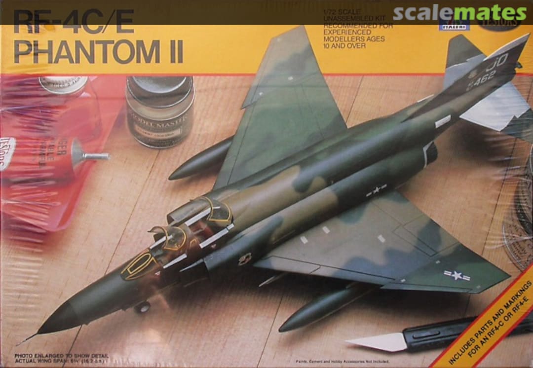 Boxart McDonnell Douglas RF-4C/E Phantom II 682 Testors/Italeri Boxart McDonnell Douglas RF-4C/E Phantom II 682 Testors/Italeri