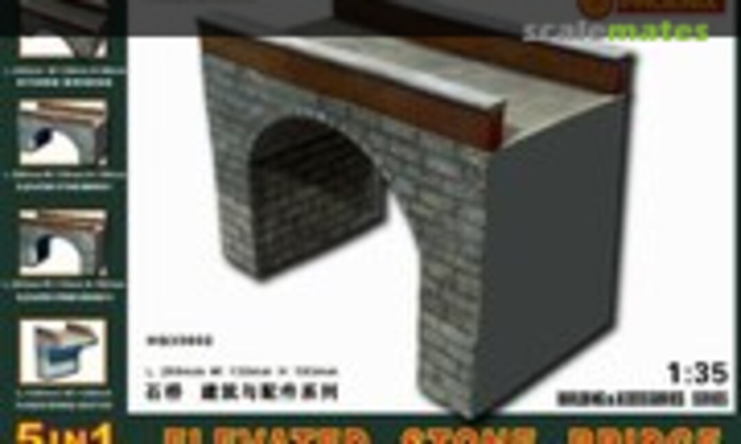 1:35 Elevated Stone Bridge (Phoenix-Models Limited HQ35002) HQ35002