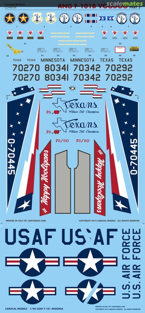 Boxart F-101B Part 2 CD48058 Caracal Models Boxart F-101B Part 2 CD48058 Caracal Models