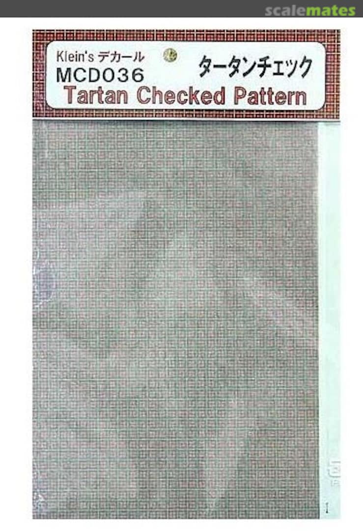 Boxart Tartan Check Pattern MCD036 Shinsengumi