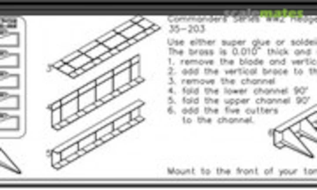 1:35 Hedgerow Cutters (Commander Models 35-203) 35-203