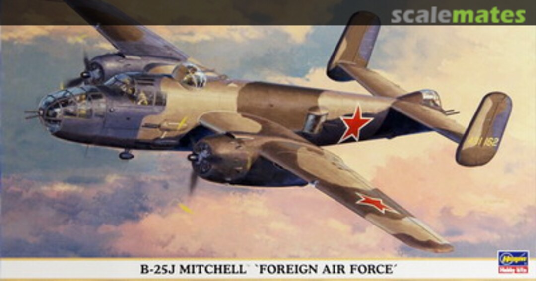 Boxart B-25J Mitchell 'Foreign Air Force' 00839 Hasegawa Boxart B-25J Mitchell 'Foreign Air Force' 00839 Hasegawa