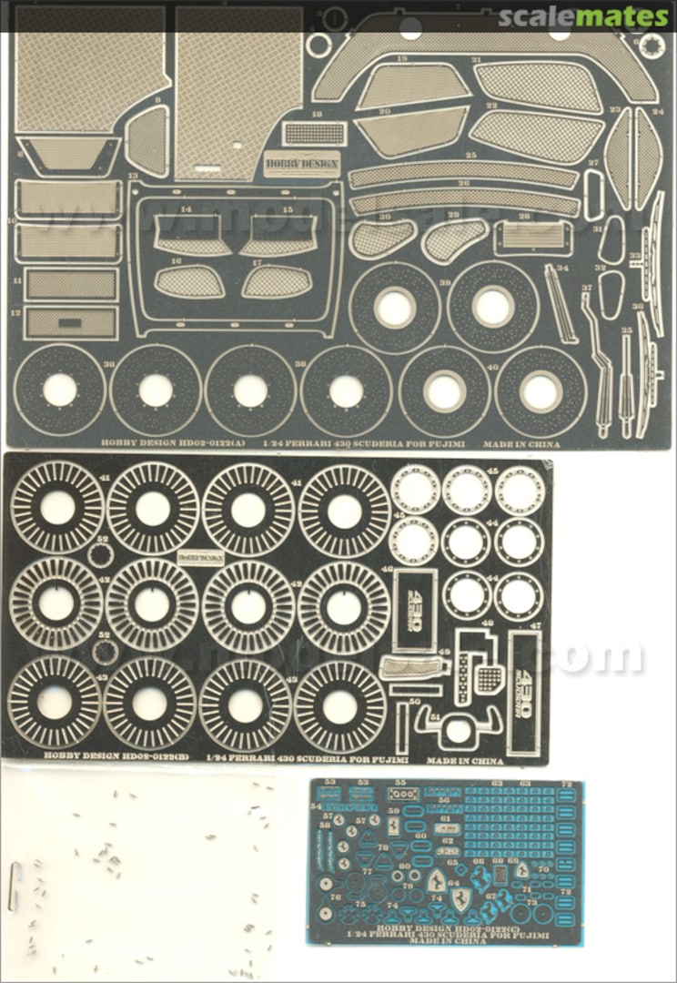 Boxart Ferrari 430 Scuderia Detail-up Set HD02-0122 Hobby Design Boxart Ferrari 430 Scuderia Detail-up Set HD02-0122 Hobby Design