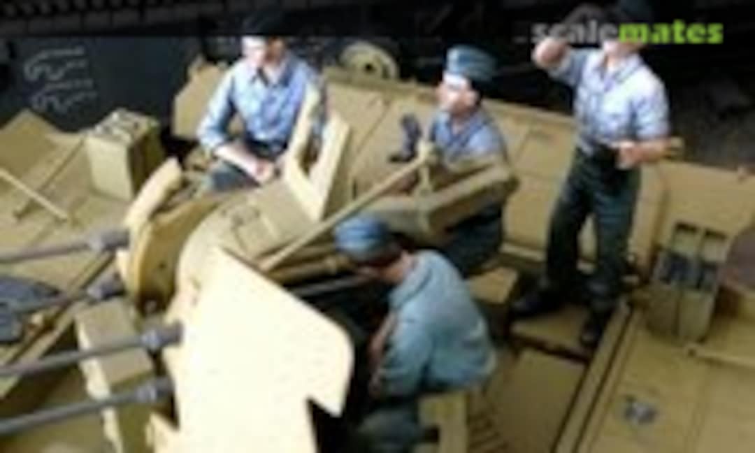 1:35 Ger Crew 2 cm FLAKVIERLING juin 1944 (Nemrod N35097) N35097