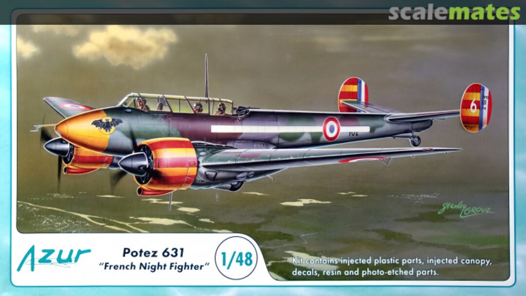 Boxart Potez 631 A058 Azur Boxart Potez 631 A058 Azur