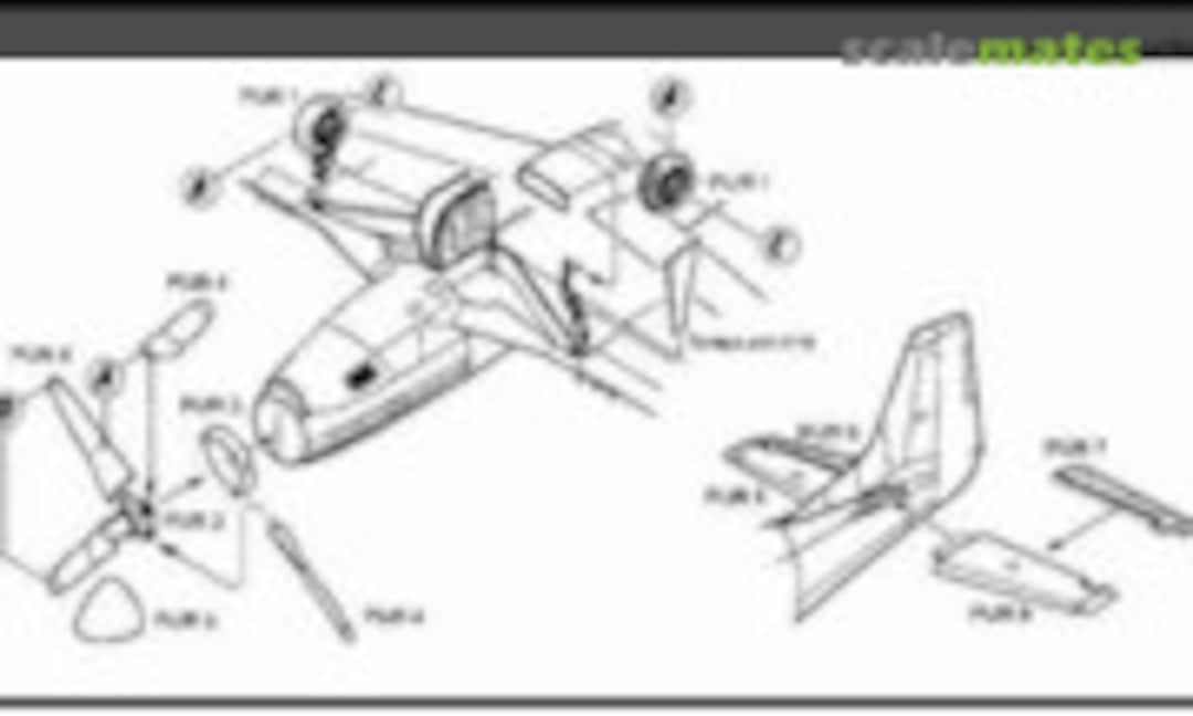 1:72 P-51D Mustang exterior set (CMK 7065)