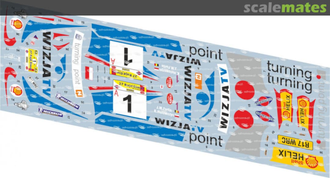 Contents Subaru Impreza S4 WRC '98 (R17 WRC) "WIZJATV" 24041 MF-Zone Contents Subaru Impreza S4 WRC '98 (R17 WRC) "WIZJATV" 24041 MF-Zone