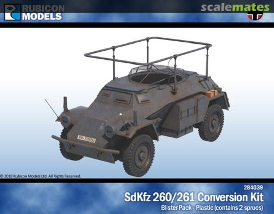 Boxart Sd.Kfz. 260/261 Conversion Kit 284039 Rubicon Models Boxart Sd.Kfz. 260/261 Conversion Kit 284039 Rubicon Models