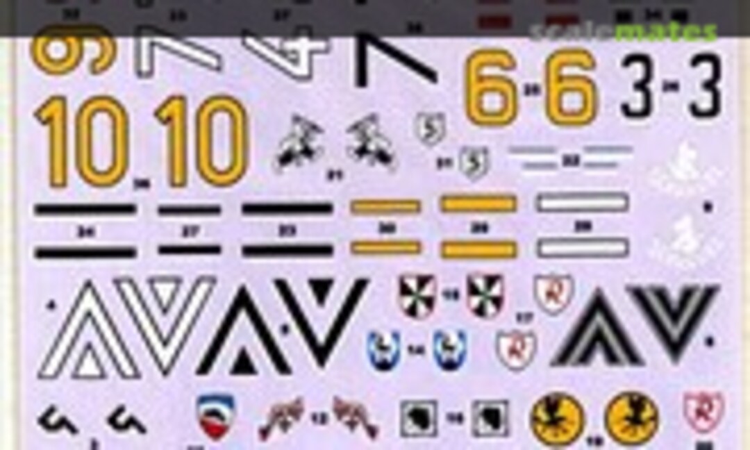 1:48 Messerschmitt Bf 109 F-2 (Authentic Decals 48-31) 48-31