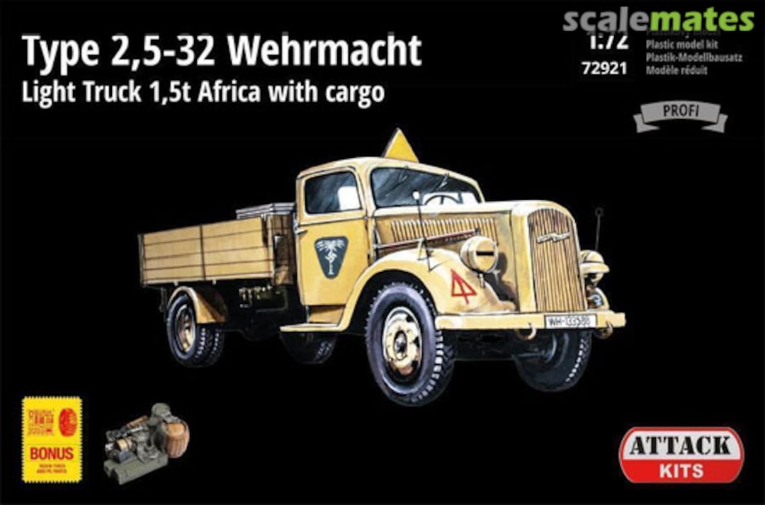 Boxart Type 2,5-32 Wehrmacht 72921 Attack Hobby Kits Boxart Type 2,5-32 Wehrmacht 72921 Attack Hobby Kits