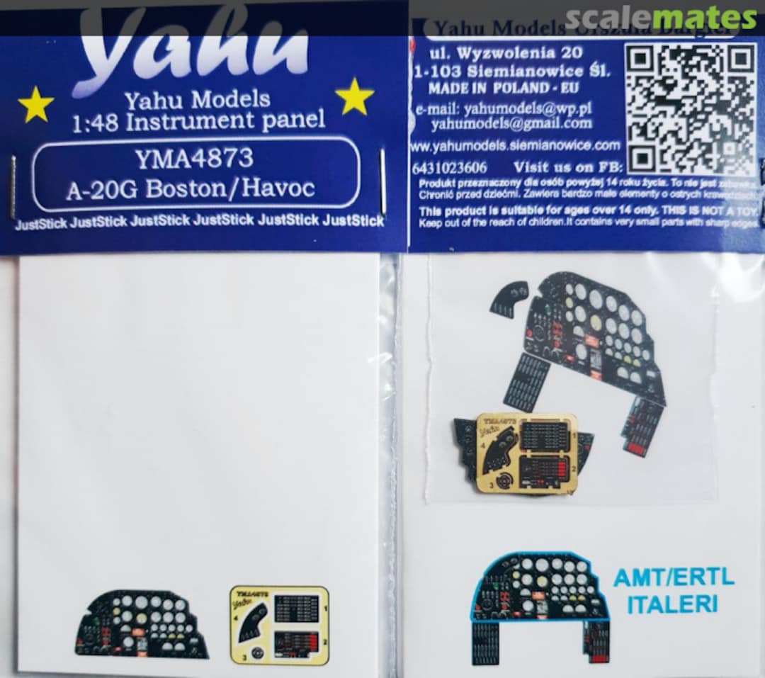 Boxart A-20G Boston/Havoc YMA4873 Yahu Models Boxart A-20G Boston/Havoc YMA4873 Yahu Models