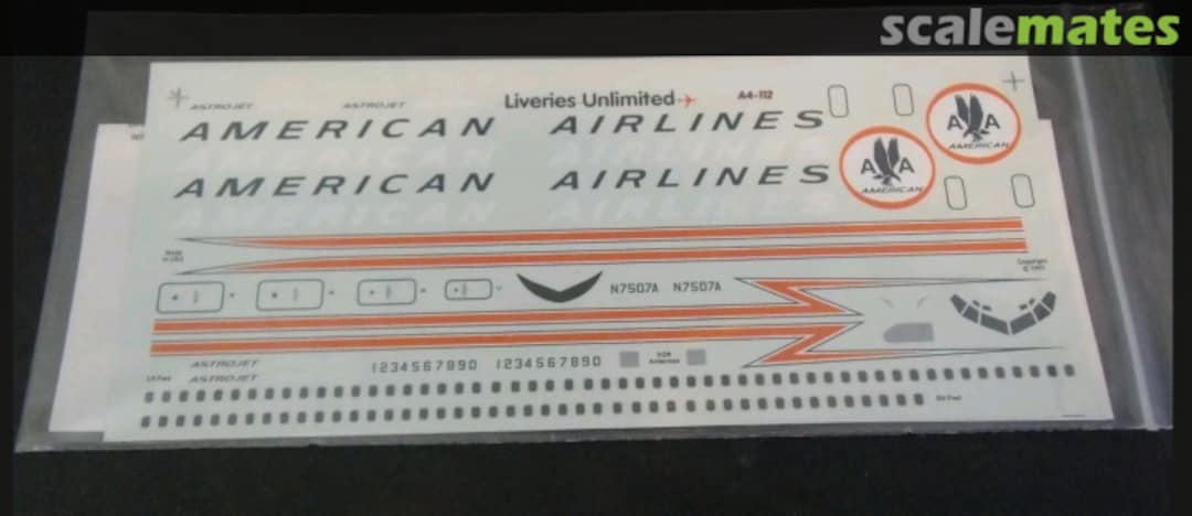 Boxart American Airlines 707-123B A4-112 Liveries Unlimited/Airway Graphics Boxart American Airlines 707-123B A4-112 Liveries Unlimited/Airway Graphics