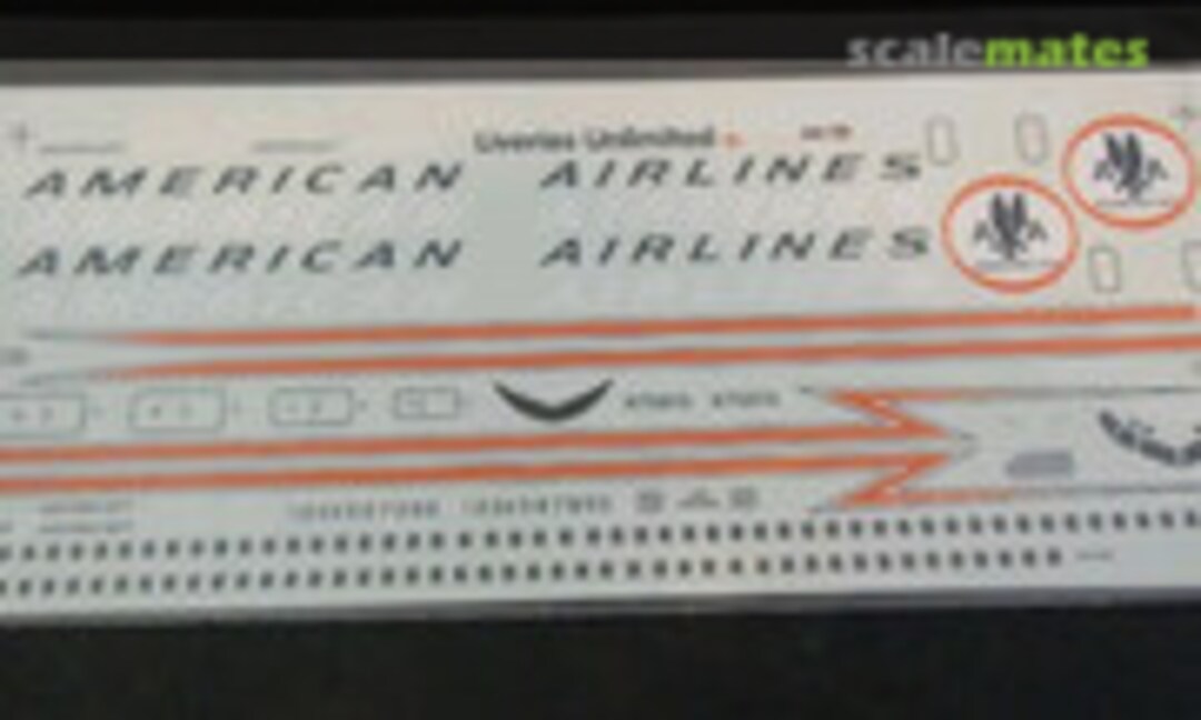 1:144 American Airlines 707-123B (Liveries Unlimited/Airway Graphics A4-112)