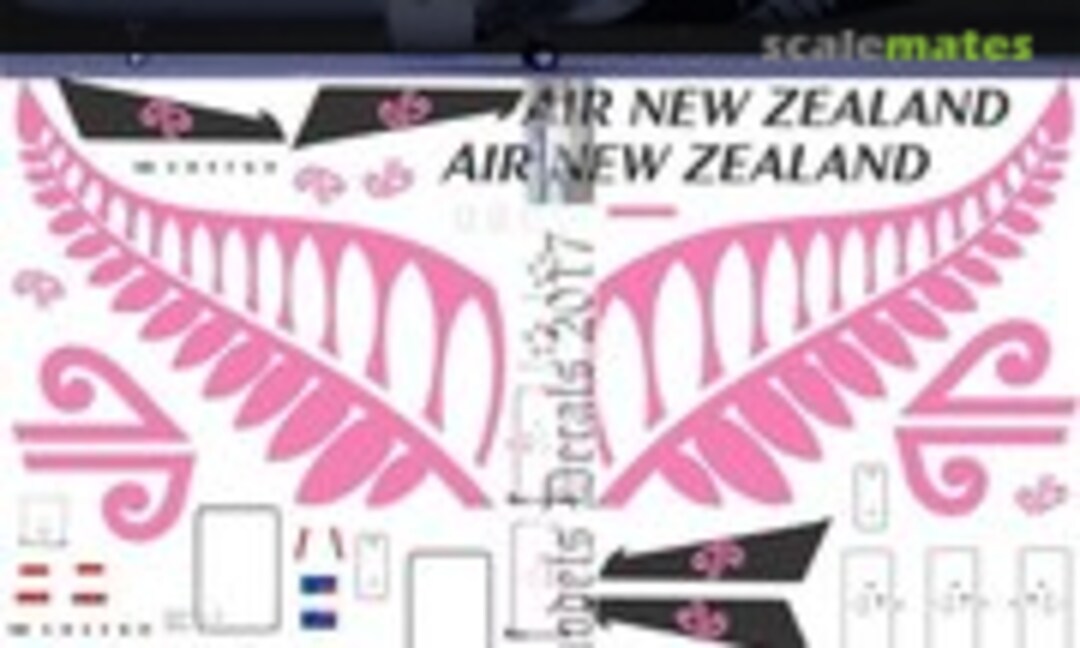 1:144 Air NZ A321Neo NZ Trademark White scheme (Oldmodels Decals OMD1250) OMD1250