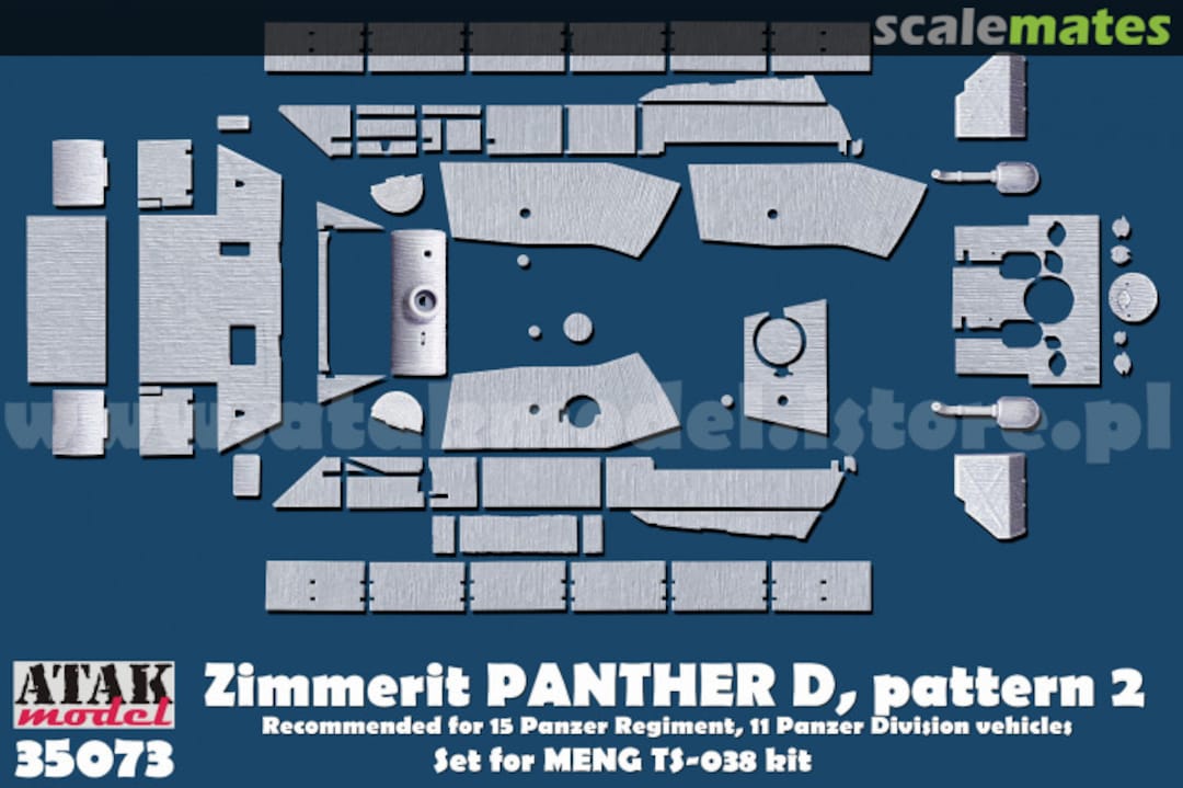 Boxart ZIMMERIT PANTHER D pattern 2 35073 Atak Model Boxart ZIMMERIT PANTHER D pattern 2 35073 Atak Model