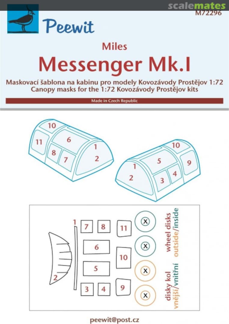 Boxart Miles Messenger Mk.I M72296 Peewit Boxart Miles Messenger Mk.I M72296 Peewit