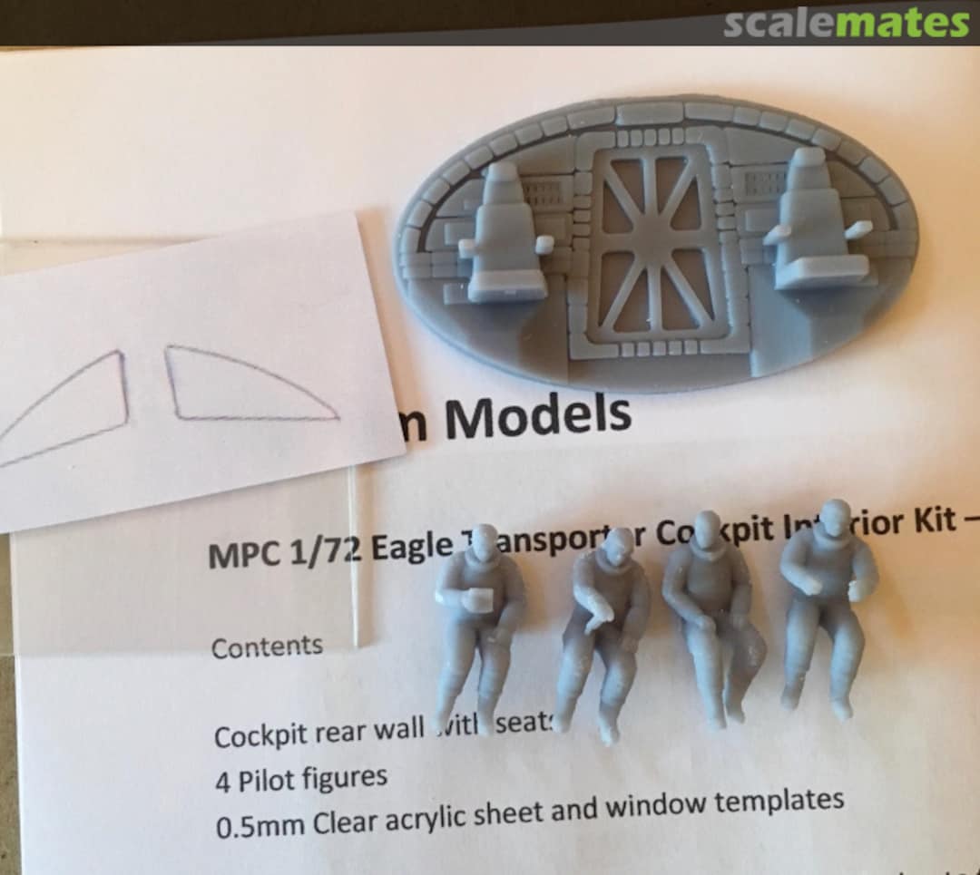 Boxart Eagle Transporter Cockpit Interior TMK99-01 Tirydium Models Boxart Eagle Transporter Cockpit Interior TMK99-01 Tirydium Models