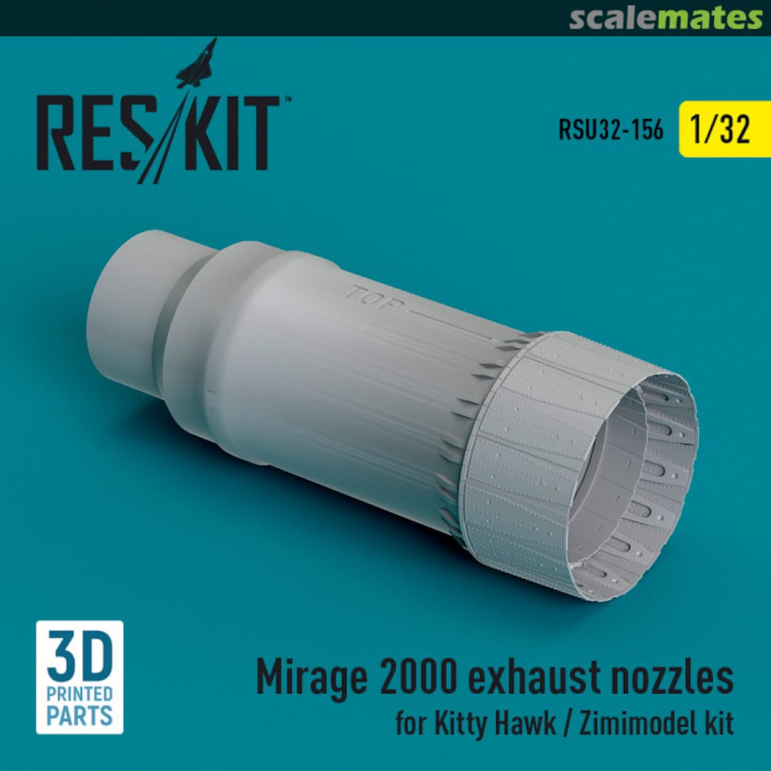 Boxart Mirage 2000 exhaust nozzle (3D Printed) RSU32-0156 ResKit Boxart Mirage 2000 exhaust nozzle (3D Printed) RSU32-0156 ResKit