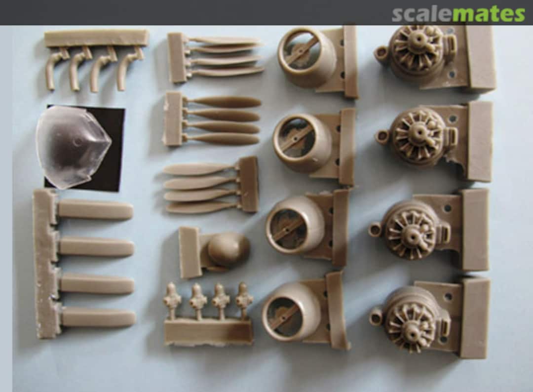 Boxart DC-4 Upgrade Kit for Mach 2 Kit RRR72147 Red Roo Models