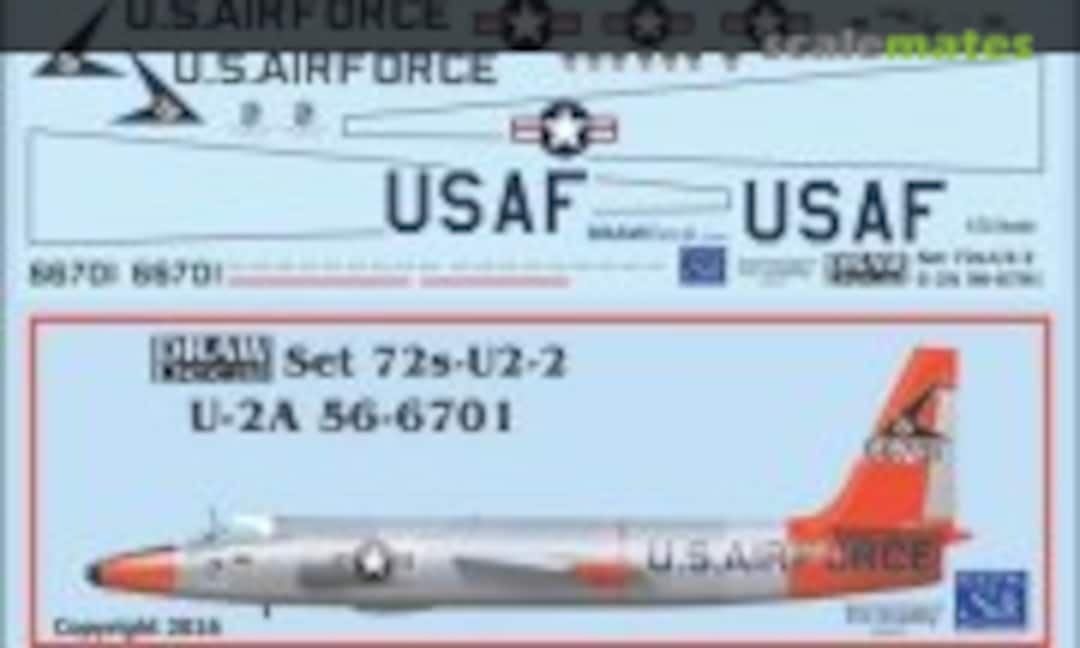 1:72 Lockheed U-2 A - USAF (56-6701) (Draw Decal 72-U2-02) 72-U2-02
