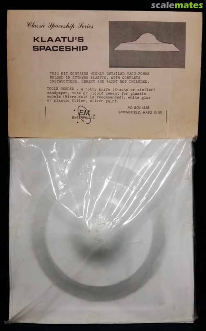 Boxart Klaatu's Spaceship KS-1 EM Enterprises Boxart Klaatu's Spaceship KS-1 EM Enterprises