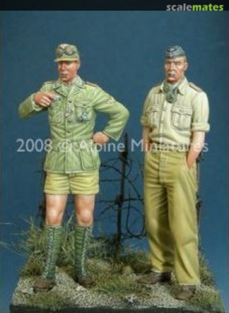 Boxart DAK Panzer Crew Set (2 Figures) 35074 Alpine Miniatures Boxart DAK Panzer Crew Set (2 Figures) 35074 Alpine Miniatures