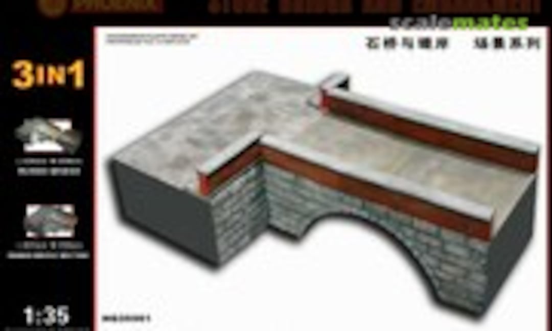 1:35 Stone Bridge and Embankment (Phoenix-Models Limited HQ35001) HQ35001